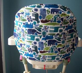 high chair cover tutorial, how to, reupholster