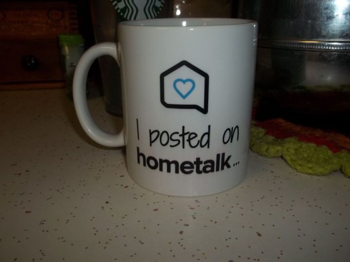 hometalk coffee cup thank you so much ladies, seasonal holiday decor