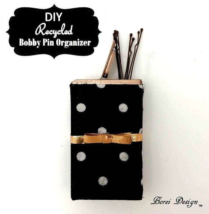 how to transform an empty tic tac pac into chic bobby pin storage, crafts, decoupage, how to, repurposing upcycling