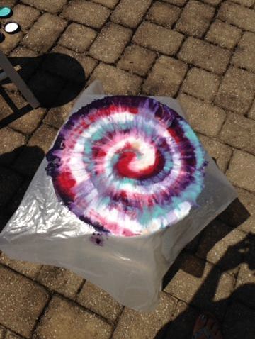 a tie dye for set of barstools