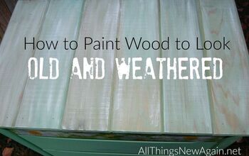  Como pintar madeira para parecer velha e desgastada