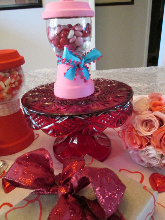 super easy candy trinket jar, crafts, repurposing upcycling, seasonal holiday decor, valentines day ideas