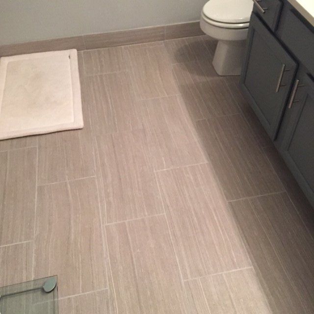 what to do with a contemporary bathroom wall, Tile floor