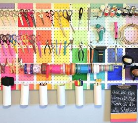 s 23 insanely clever ways to eliminate clutter, organizing, storage ideas, Upcycle Some Easy Tool Storage