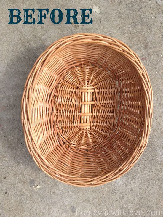 giving an old basket a new look, crafts, how to