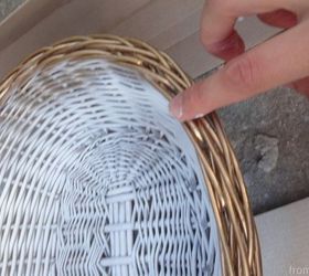giving an old basket a new look, crafts, how to