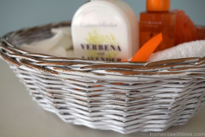 giving an old basket a new look, crafts, how to
