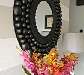 giant bubble mirror tutorial you ll never guess what it s made from, crafts, repurposing upcycling, wall decor