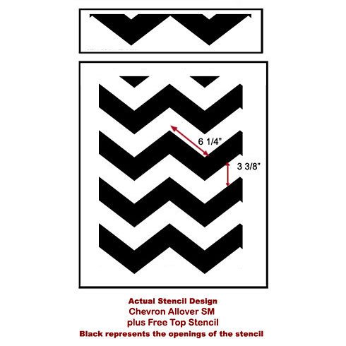 a chevron stenciled girls bedroom, bedroom ideas, painting