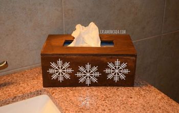 DIY Wood Tissue Box Cover