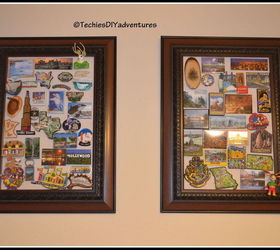 magnetic picture frame refrigerator magnet display boards, crafts, repurposing upcycling, wall decor