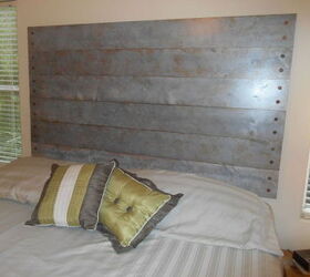 the platform bed my hubby and i built, bedroom ideas, diy, how to, woodworking projects, A closer look at the headboard