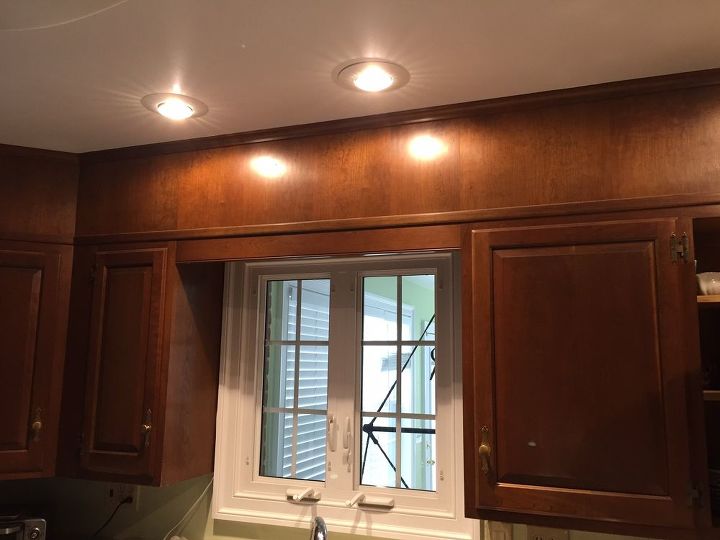 Leave Or Remove Cabinet Trim Above Kitchen Window Hometalk Leave Or Remove Cabinet Trim Above, How To Remove Trim From Kitchen Cabinets