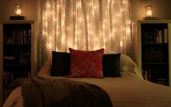 Make Your Own Dreamy Lit Headboard - It's Easier Than You Think!