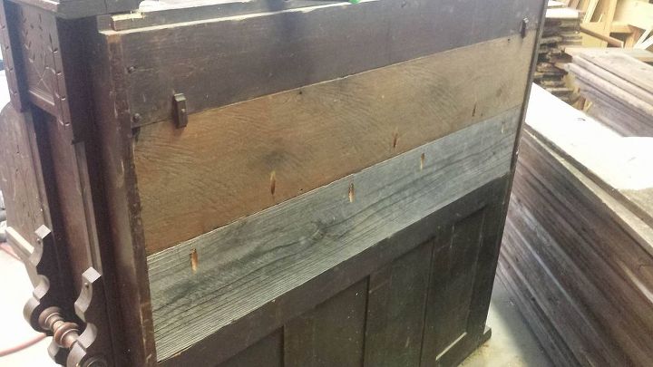 1800 s eastlake pump organ repurposed into a wine bar