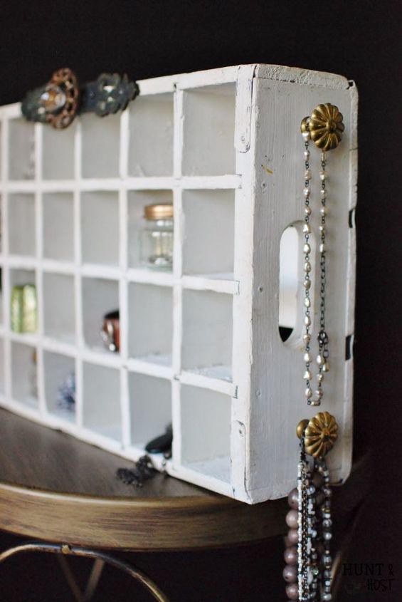 soda crate jewelry organizer, organizing, repurposing upcycling, storage ideas