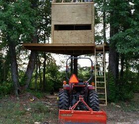 our tree house deer stand