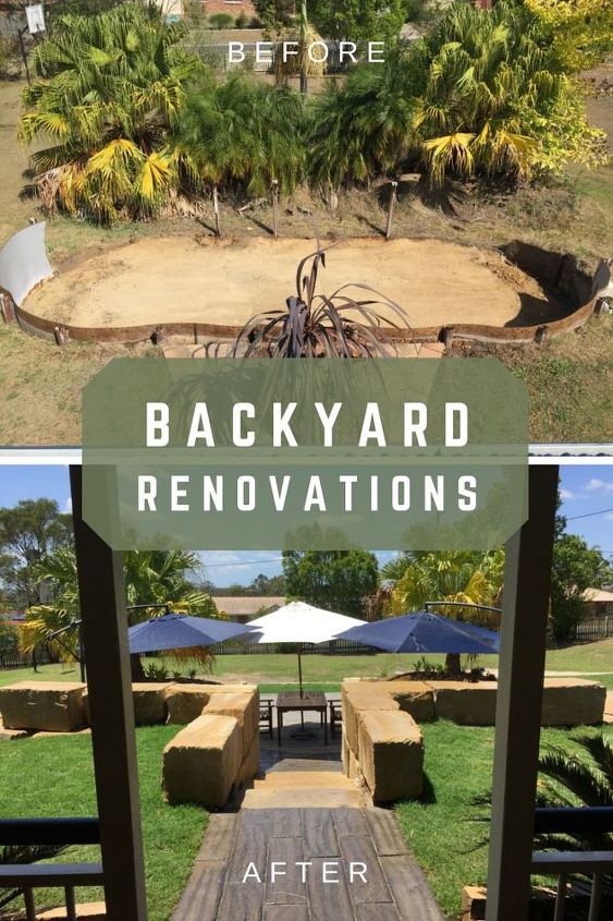 backyard reno roof railings rocks, diy, gardening, landscape, outdoor living, roofing