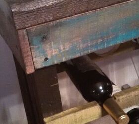 what can you make to hold your wine a table, painted furniture, woodworking projects