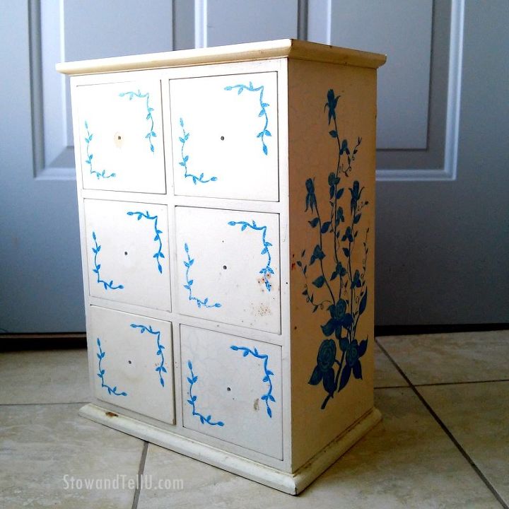 little drawer organizer update with chalkboard paint, chalkboard paint, organizing, painted furniture