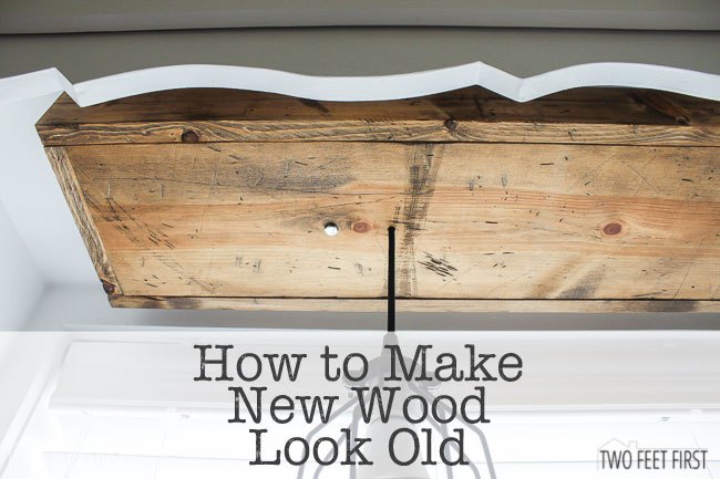 how to make new wood look old, how to, painted furniture, woodworking projects