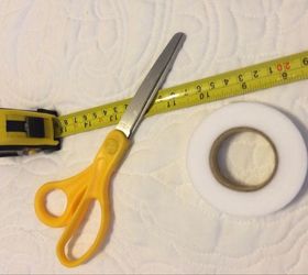 no sew shower curtain valance in no time, Needed Tools