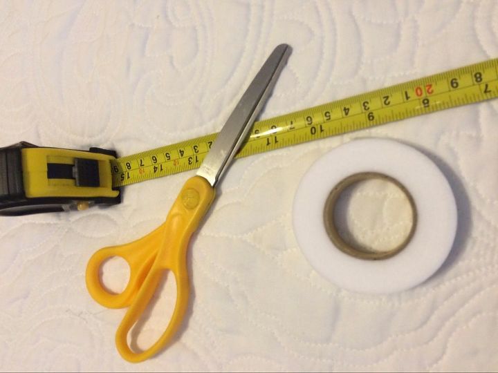 no sew shower curtain valance in no time, Needed Tools