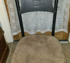 q trash picked chairs, reupholstoring, reupholster