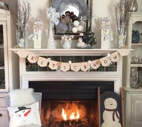 winter mantel, fireplaces mantels, seasonal holiday decor