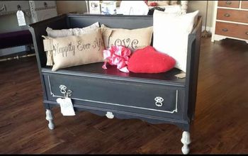 1930's Dresser Repurposed Into a Bench!
