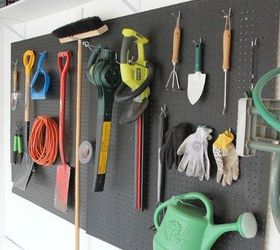 s 14 space saving storage ideas that ll make your house feel much bigger, storage ideas, Make a pegboard wall in the garage