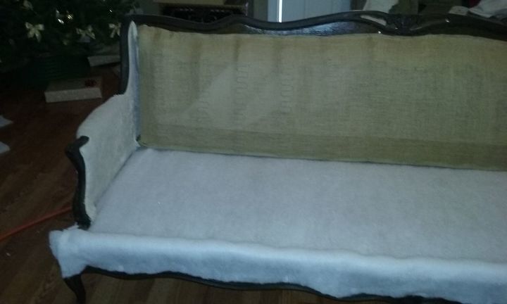 craig s list sofa makeover, painted furniture, repurposing upcycling, reupholster