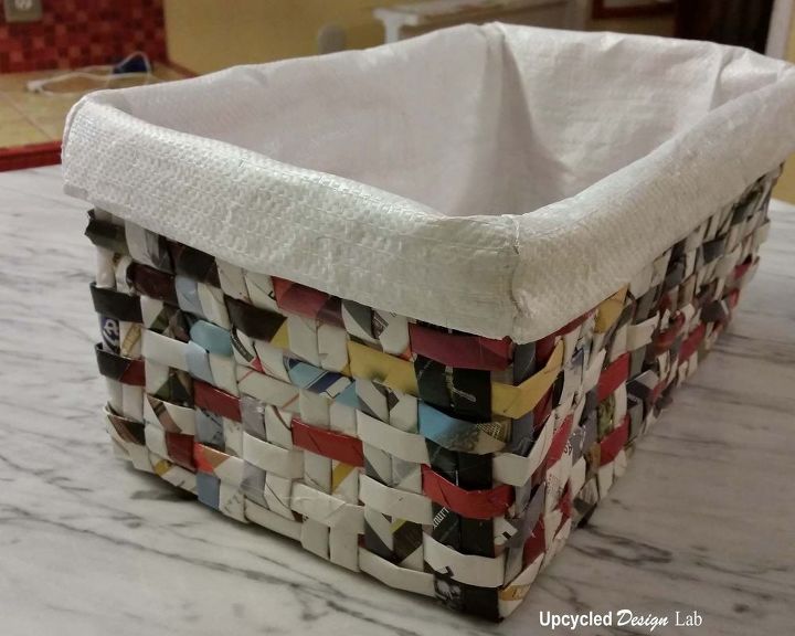 a trash can made from trash, crafts, repurposing upcycling