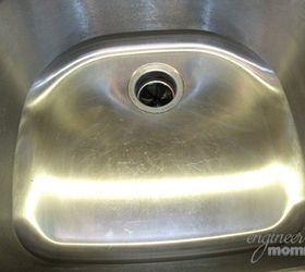 getting a stainless steel sink clean shiny, cleaning tips