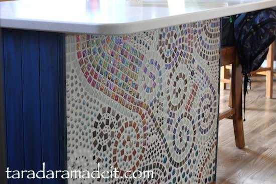 diy how to make a mosaic and install it in your room, how to, kitchen design, kitchen island, tiling