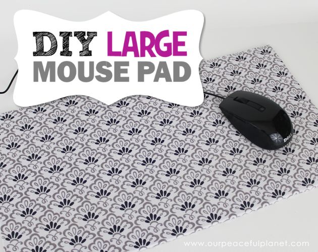 faa um mouse pad grande de placa de espuma