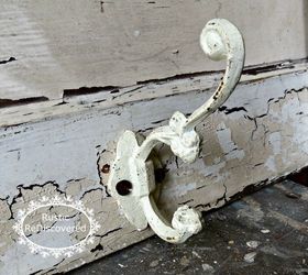 old door hook hanger, diy, doors, repurposing upcycling, shabby chic, Look at all that chippy wood