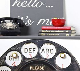 vintage telephone dresser makeover, painted furniture