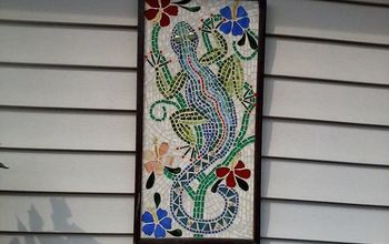 Custom Mosaic on Hardi Backer Board