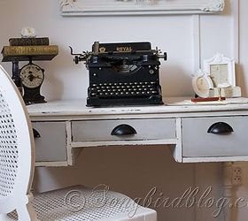 is it okay to paint sentimental pieces yes it is old desk makeover with chalk, chalk paint, painted furniture, Chalk paint gives new life to old desk