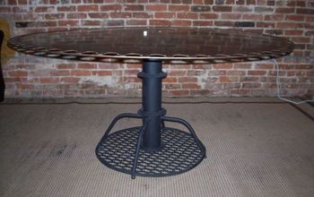 4 foot RECLAIMED saw blade table