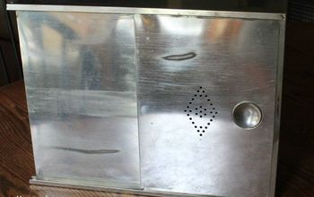 DIY Rust - Vintage Bread Drawer Turned Bathroom Cabinet