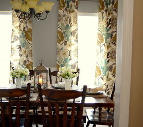 dining room makeover, dining room ideas, home decor, The curtains made from some discount Braemore fabric are my favorite part