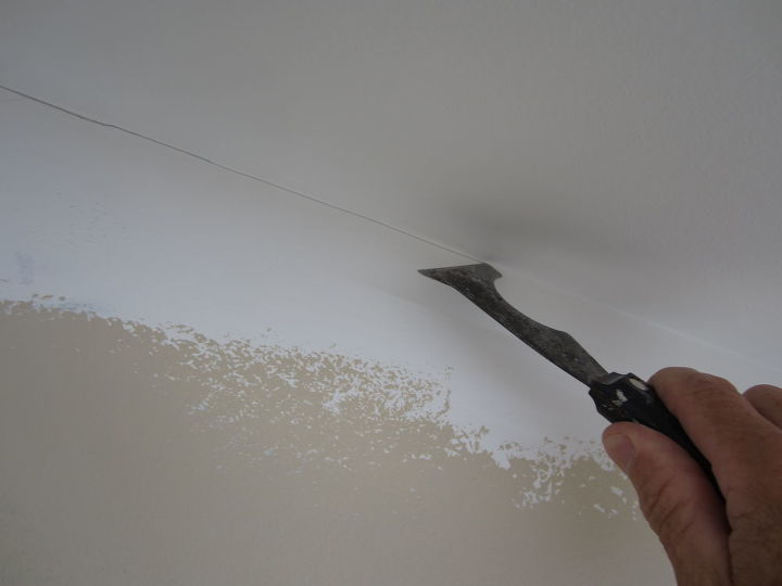 Painting A Straight Line At The Ceiling Trick Hometalk
