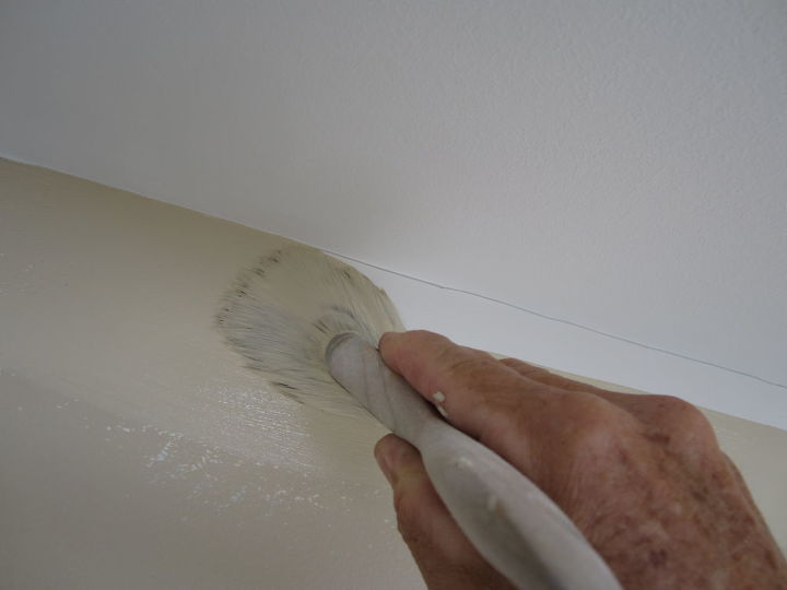 Painting A Straight Line At The Ceiling Trick Hometalk