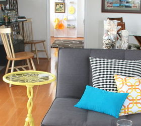 neutral living room w pop s of color, home decor, living room ideas, hand made pillows