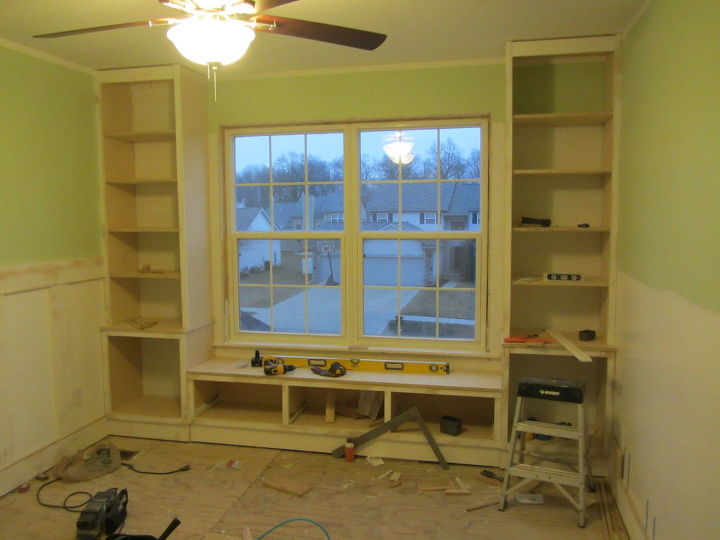 daughter s nursery, bedroom ideas, woodworking projects, Building the shelves