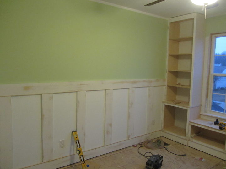 daughter s nursery, bedroom ideas, woodworking projects, Wainscoting YES PLEASE