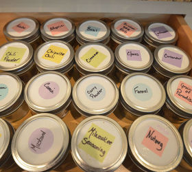 organizing spice drawer makeover, organizing, storage ideas
