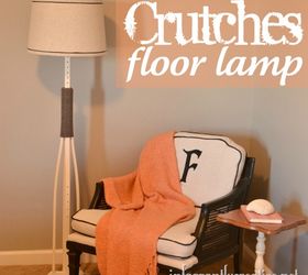 Crutches into a Floor Lamp